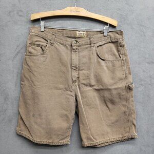 CE Schmidt Shorts Men 38 Brown Carpenter Relaxed Fit Work Wear Baggy Rugged‎